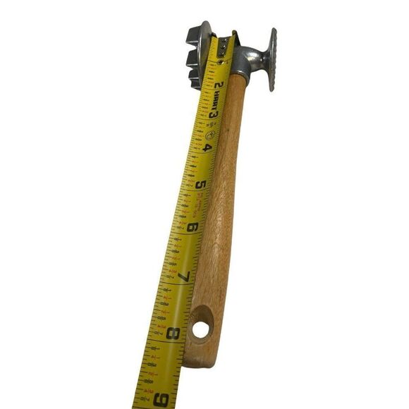 Vintage Meat Tenderizer Mallet Wood Handle Modern Industries Iowa USA Rustic - Picture 4 of 4